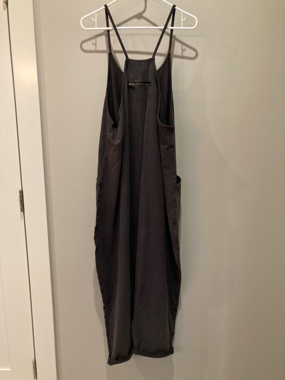 FREE PEOPLE Movement Hot Shot Logo Onesie in Washed Black - Picture 6 of 6